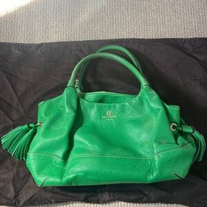 Kelly Green Kate Spade Leather Satchel